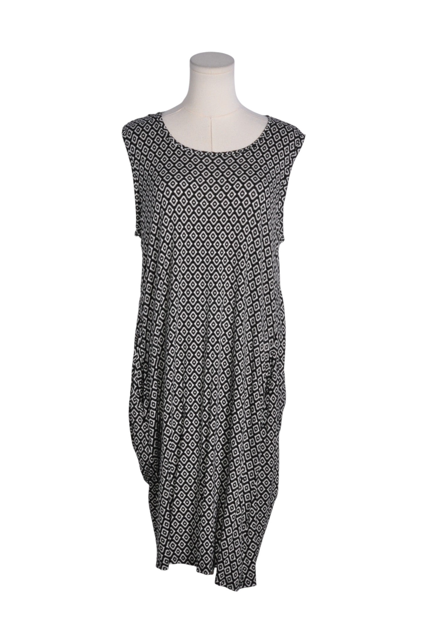 drop waist dress for older ladies Solid Color Drop Waist Dress main image 1