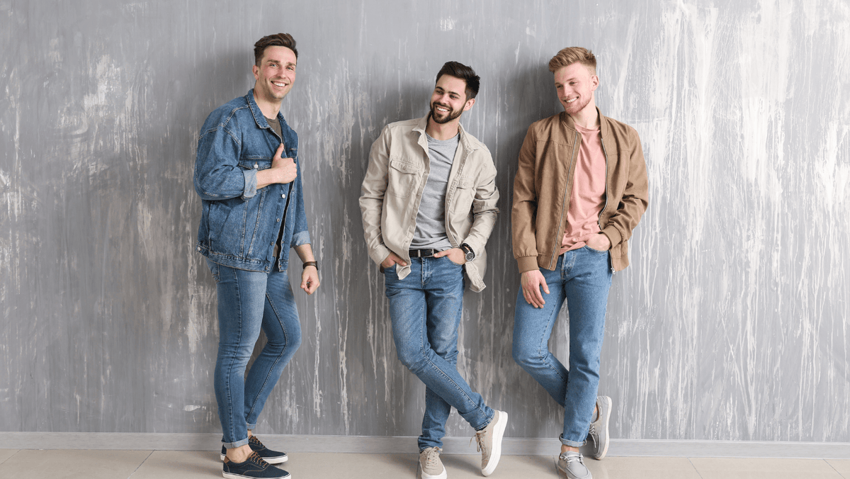Men Straight-Legged Jeans