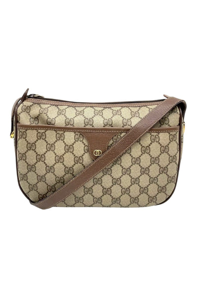 GUCCI GG Supreme Beige/Brown Shoulder Bag NS090783