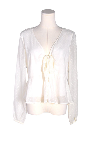 ABERCROMBIE & FITCH Women Blouses Regular fit in White - Size L | 19.99 $ KOOP