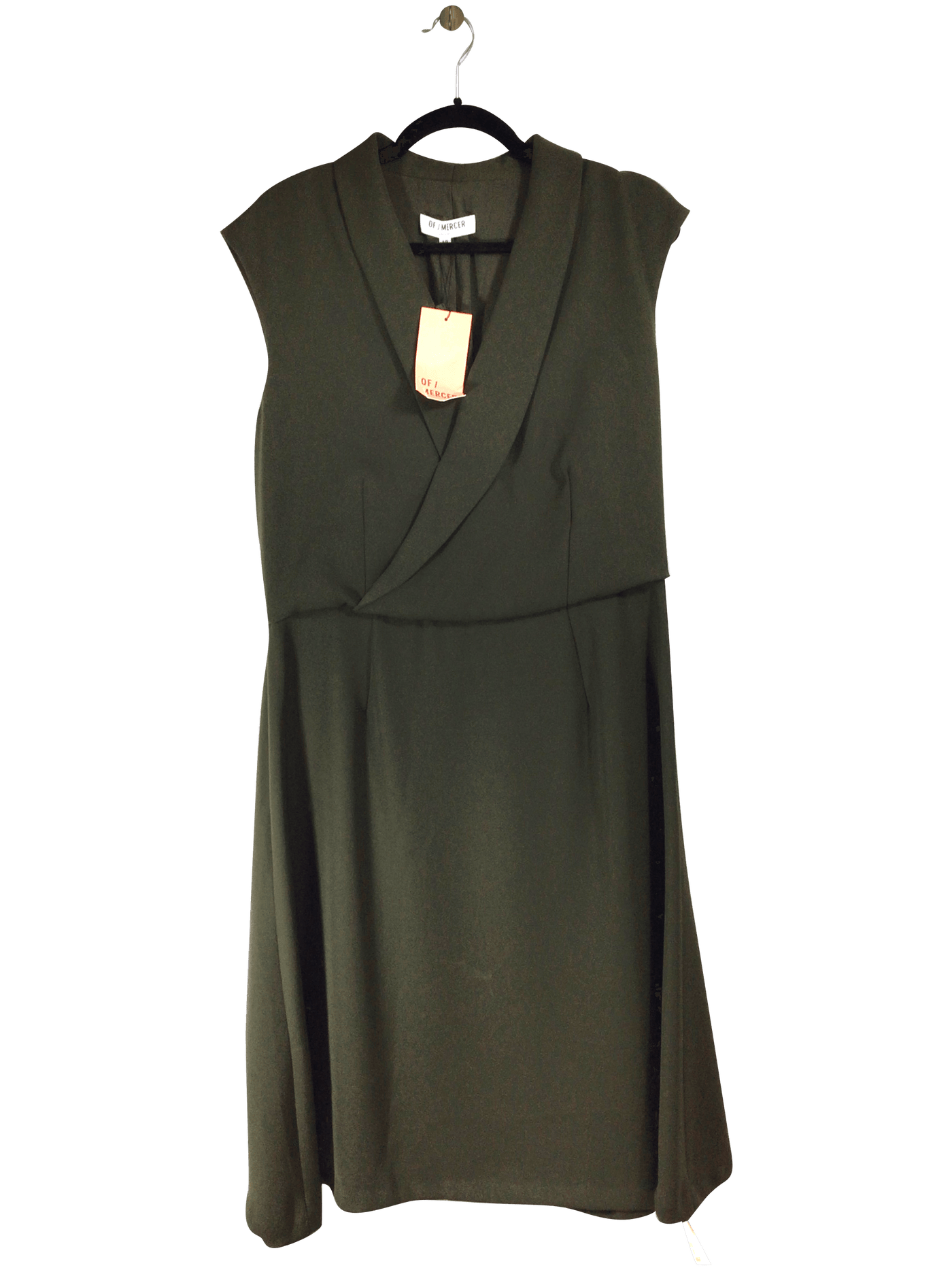 OF / MERCER Women Midi Dresses Regular fit in Green - Size 14 | 24.74 $ KOOP