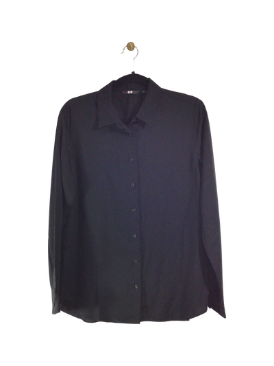 UNIQLO Women Button Down Tops Regular fit in Black - Size M | 9.99 $ KOOP