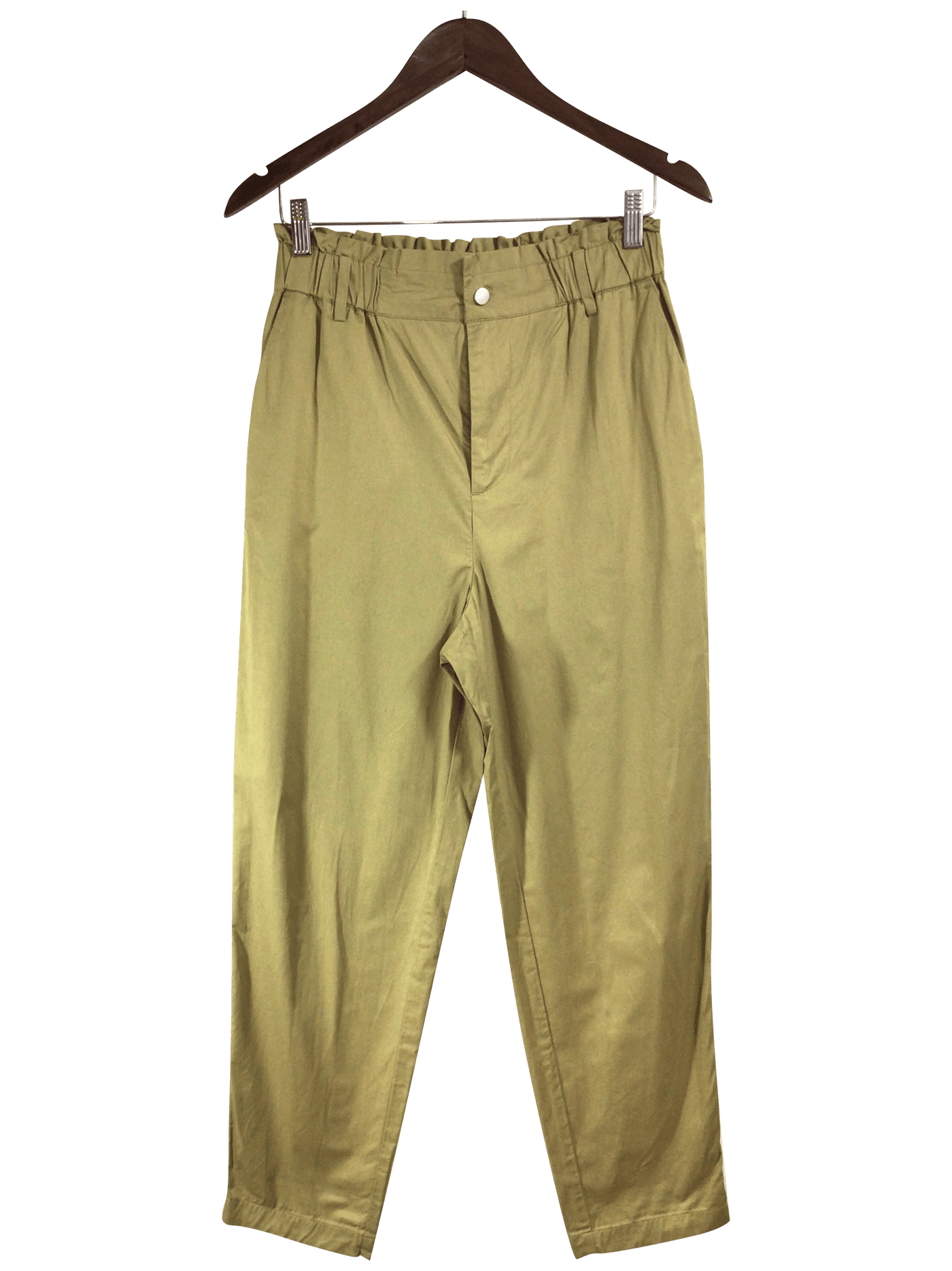 ZARA Women Work Pants Regular fit in Green - Size S | 13.99 $ KOOP