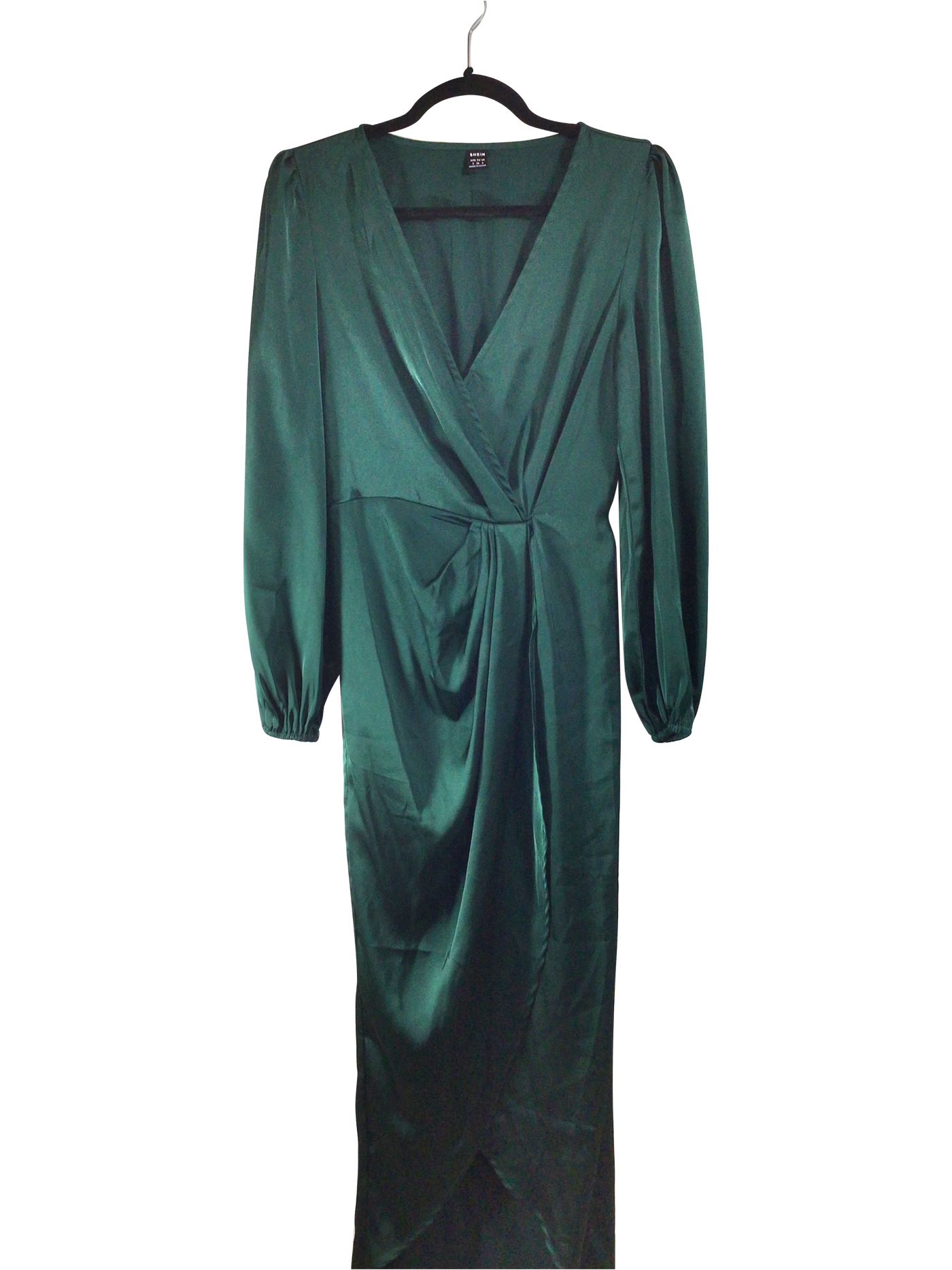 SHEIN Women Wrap Dresses Regular fit in Green - Size S | 13.99 $ KOOP