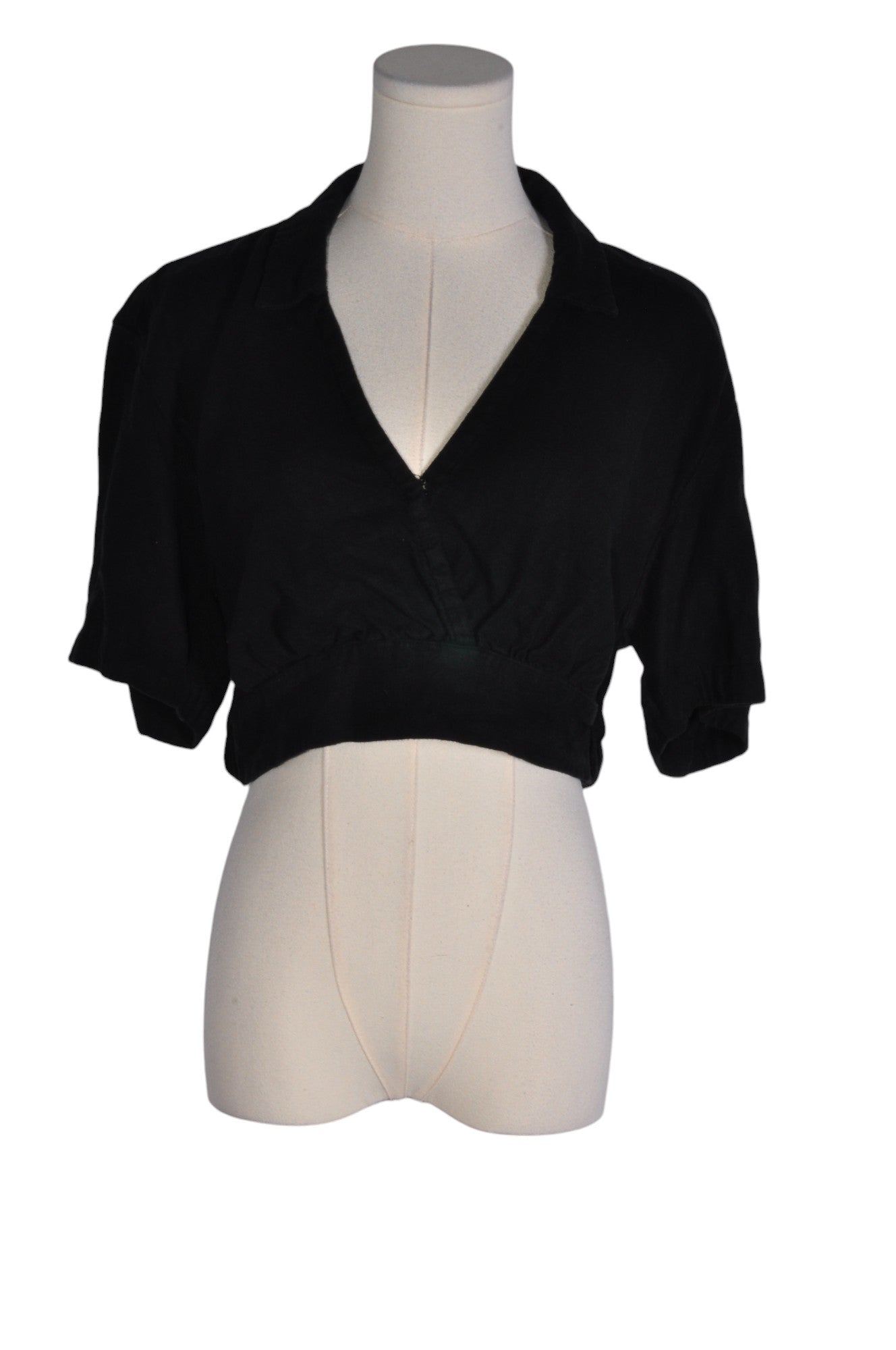 ABERCROMBIE & FITCH Women Crop Tops Regular fit in Black - Size M | 19.99 $ KOOP