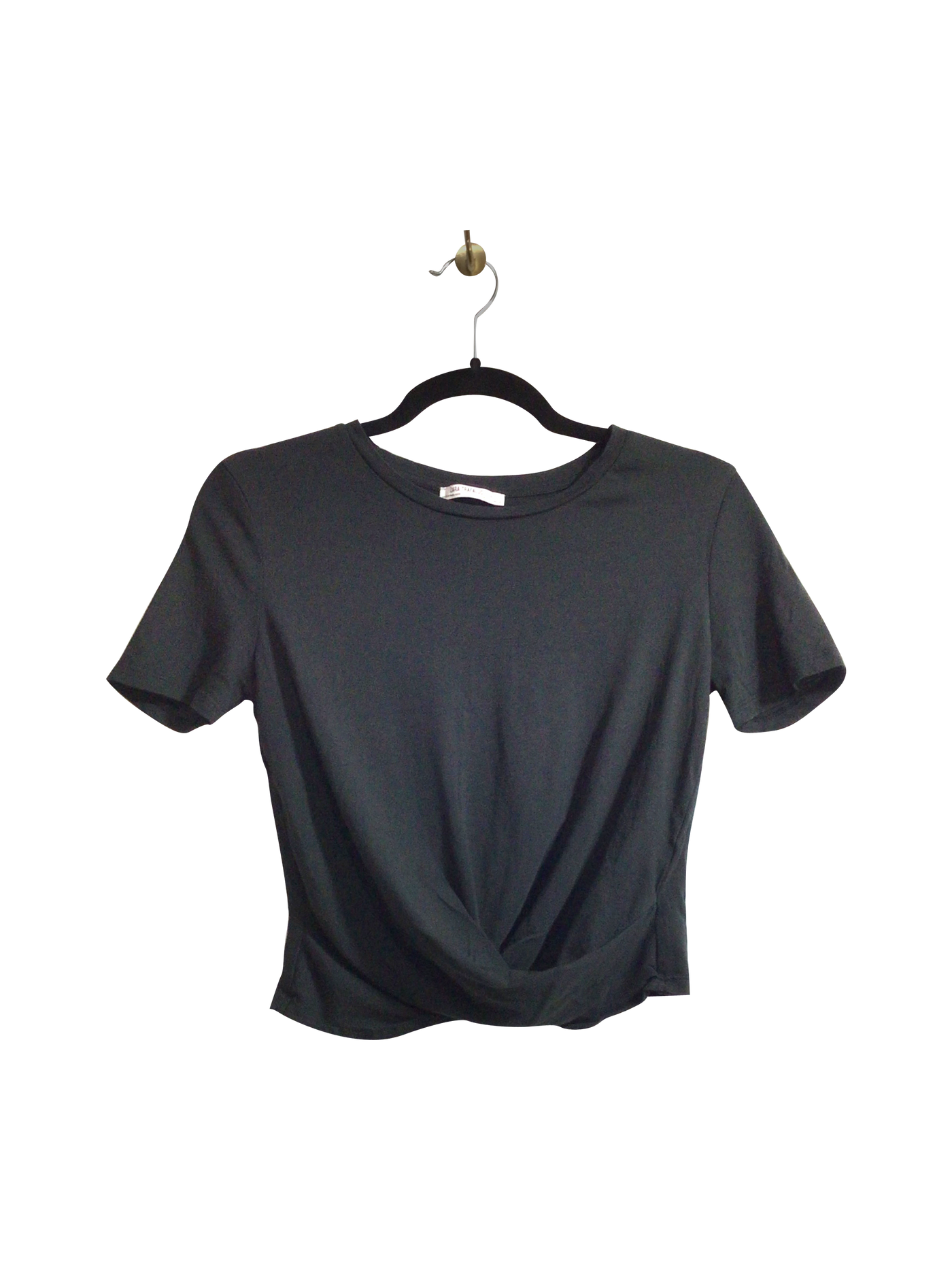 ZARA Women T-Shirts Regular fit in Gray - Size S | 12.99 $ KOOP