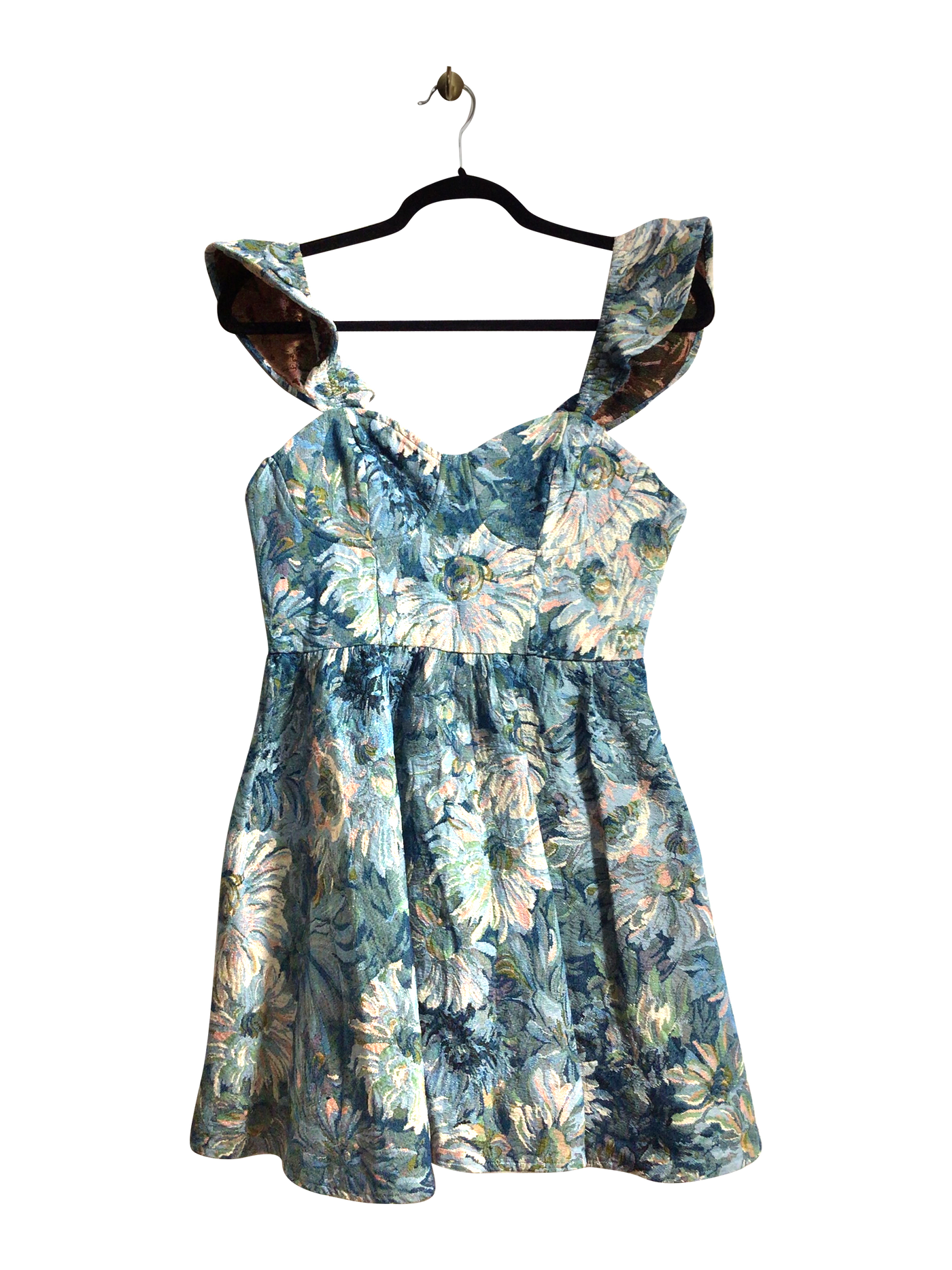 SHEIN Women Mini Dresses Regular fit in Blue - Size M | 13.25 $ KOOP