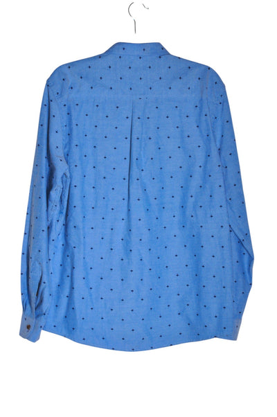 RUE SAINT-PATRICK Men Button Down Tops Regular fit in Blue - Size L | 23.5 $ KOOP