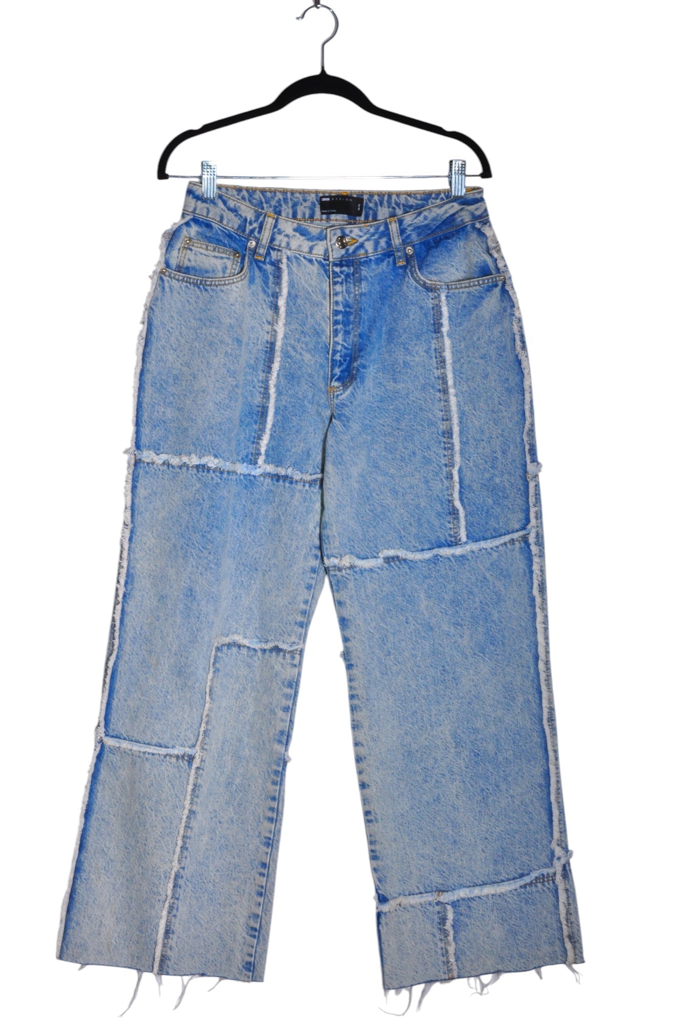 ASOS Women Straight-Legged Jeans Regular fit in Blue - Size 26x32 | 25.29 $ KOOP