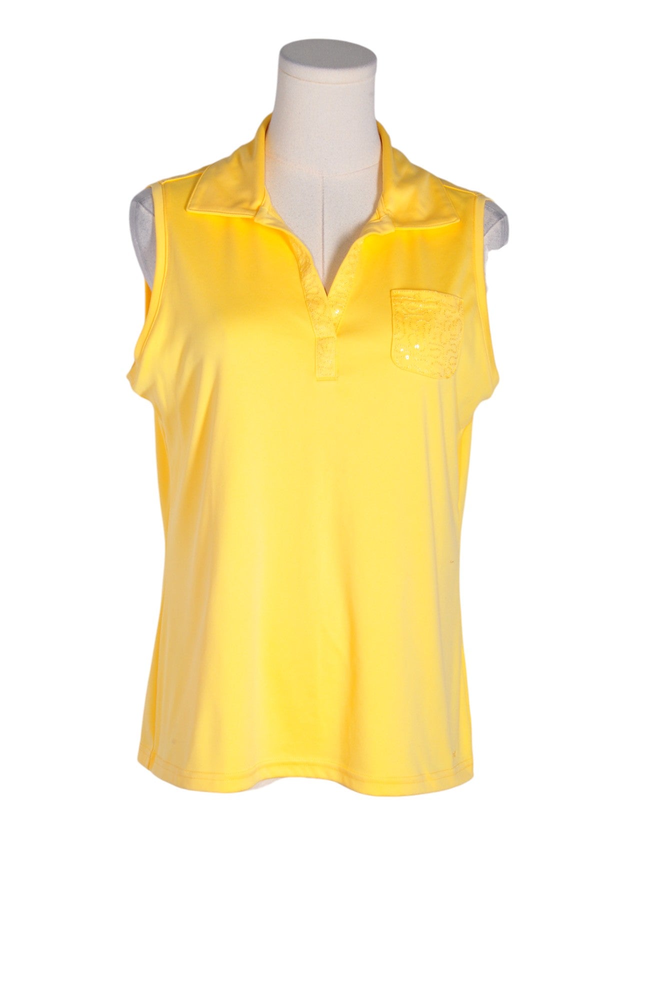 IZOD Women Activewear Tops Regular fit in Yellow - Size M | 12.2 $ KOOP