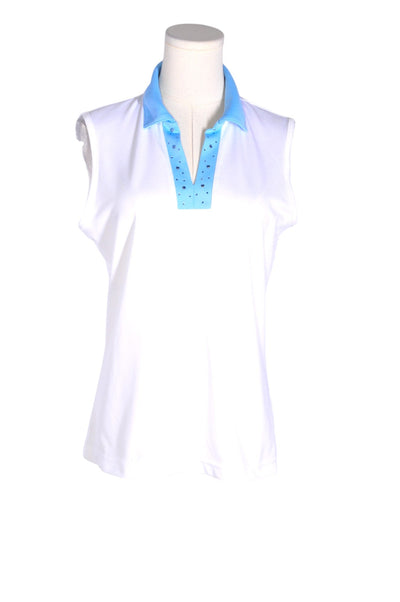 IZOD Women Activewear Tops Regular fit in White - Size M | 12.2 $ KOOP