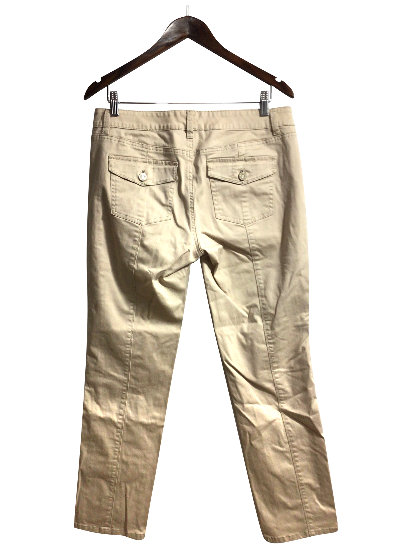 WHITE HOUSE BLACK MARKET Women Work Pants Regular fit in Beige - Size 10 | 8.24 $ KOOP