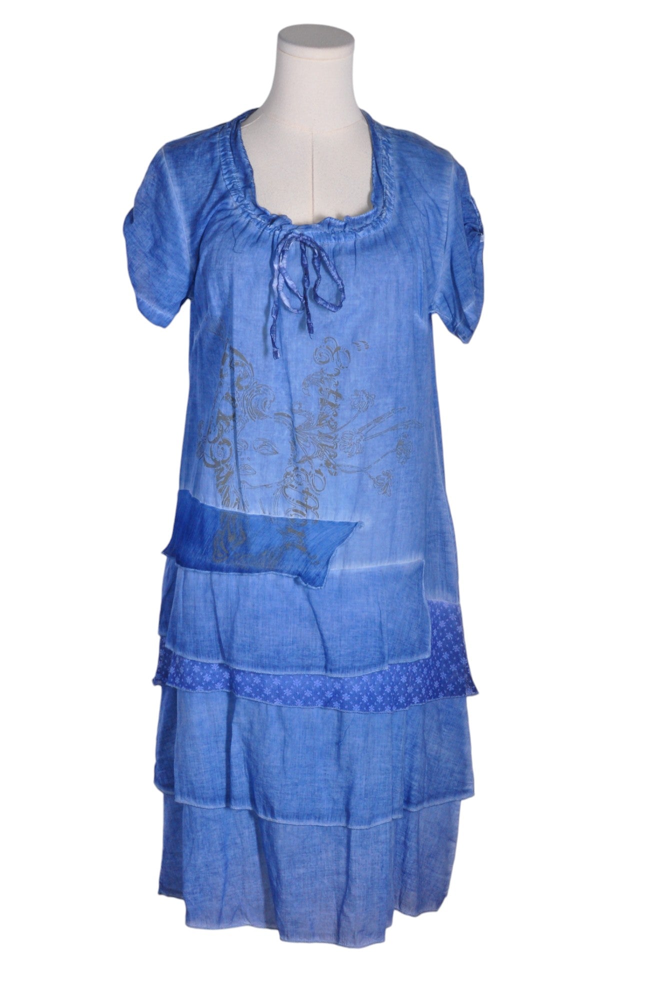 DOLCEZZA Women Drop Waist Dresses Regular fit in Blue - Size M | 32.4 $ KOOP