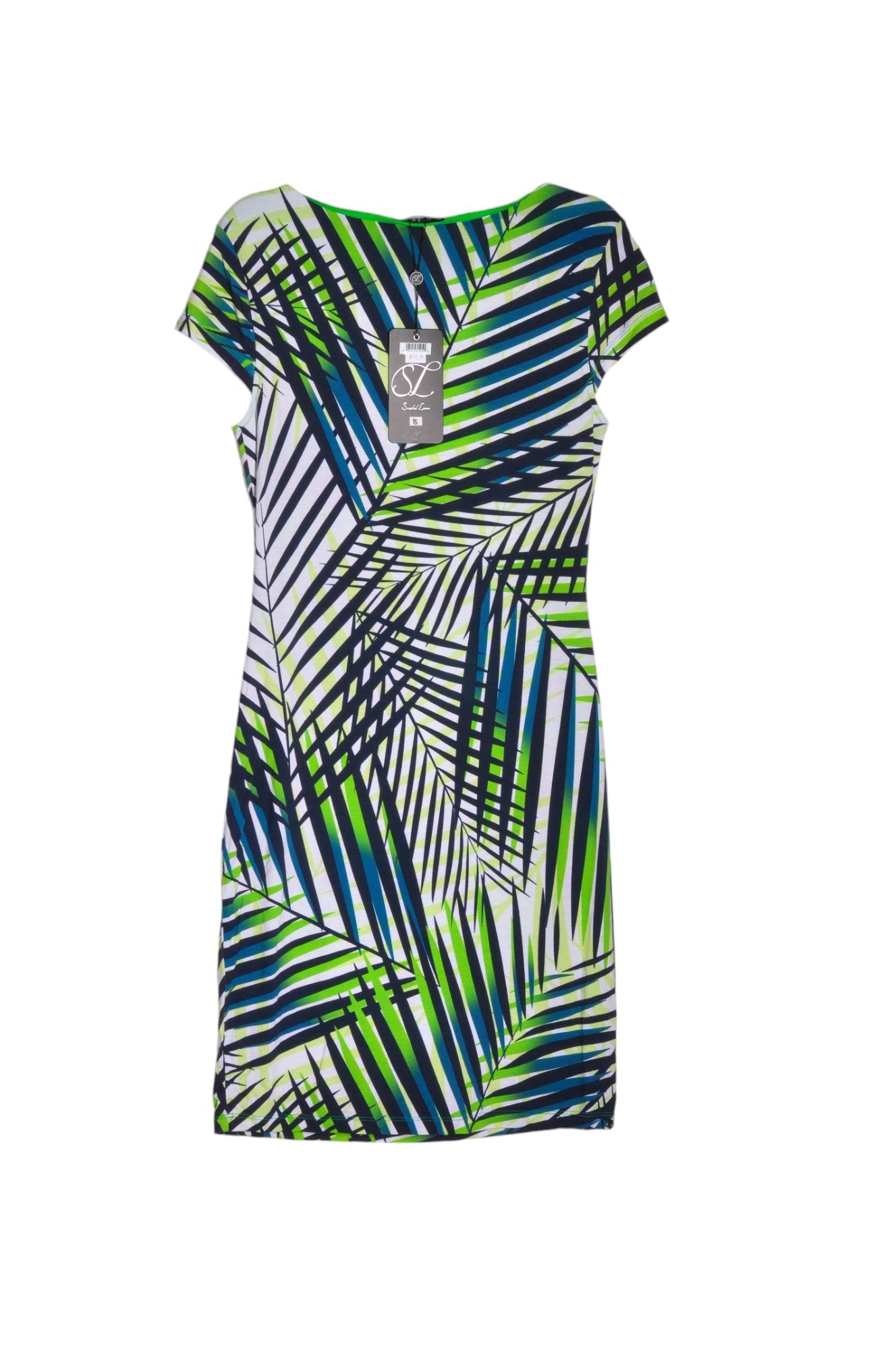 SMASHED LEMON Women Sheath Dresses Regular fit in Green - Size 8 | 31.19 $ KOOP