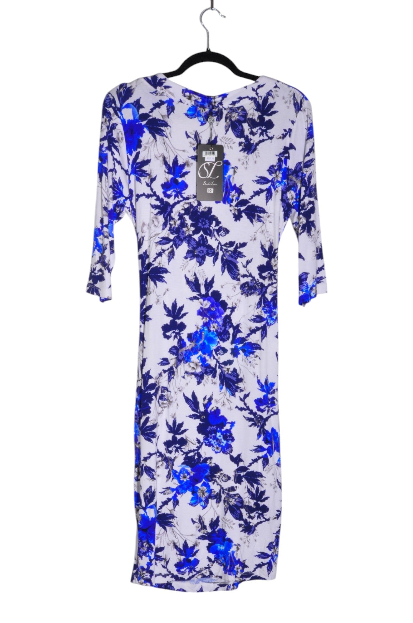 SMASHED LEMON Women Wrap Dresses Regular fit in Blue - Size 10 | 30.39 $ KOOP