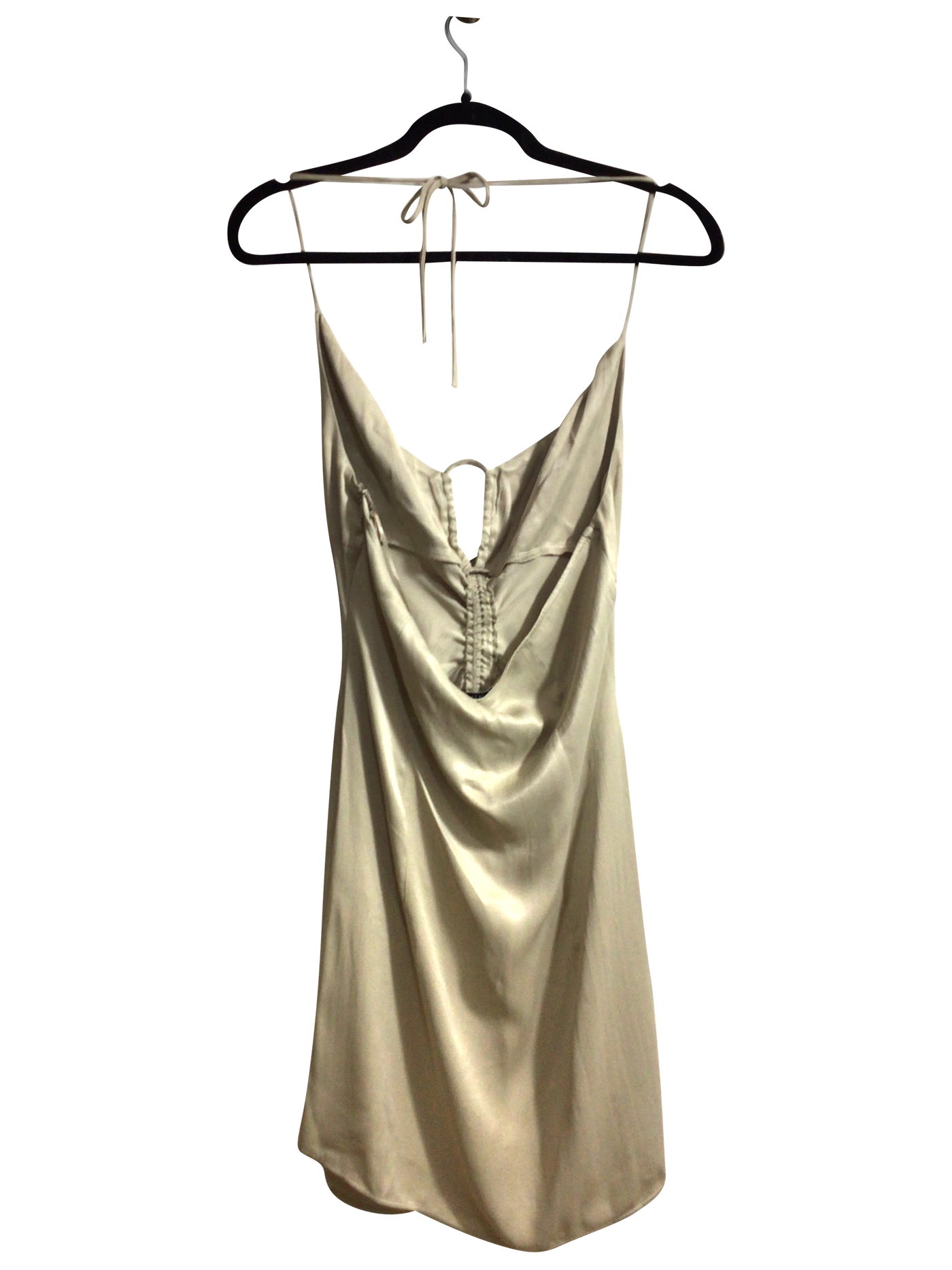 ZARA Women Slip Dresses Regular fit in Beige - Size L | 23.3 $ KOOP
