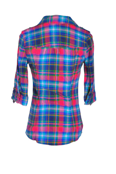 GRG DENIM Women Button Down Tops Regular fit in Blue - Size XS | 9.99 $ KOOP