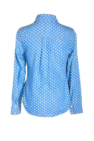 STREETWEAR Women Button Down Tops Regular fit in Blue - Size S | 20.2 $ KOOP