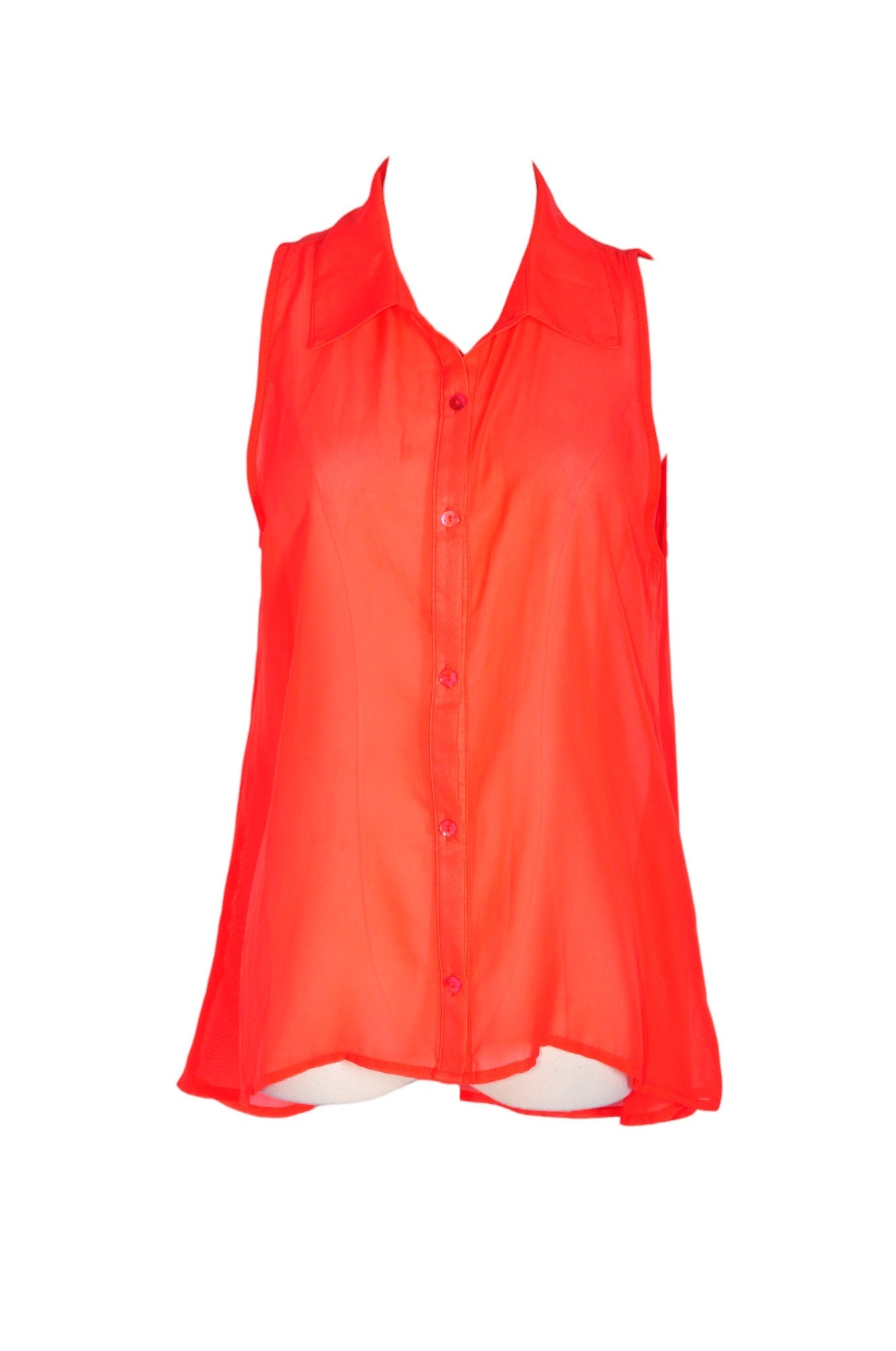 H.I.P. Women Button Down Tops Regular fit in Orange - Size S | 13.25 $ KOOP