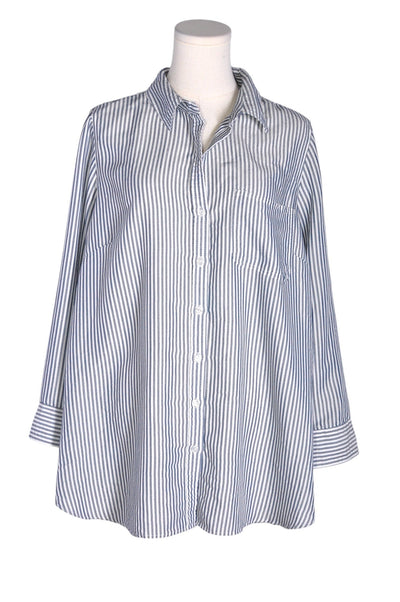 VELVET ART Women Button Down Tops Regular fit in White - Size 1X | 13.25 $ KOOP