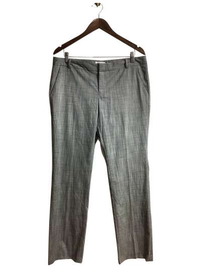 CALVIN KLEIN Women Work Pants Regular fit in Gray - Size 12 | 19.25 $ KOOP