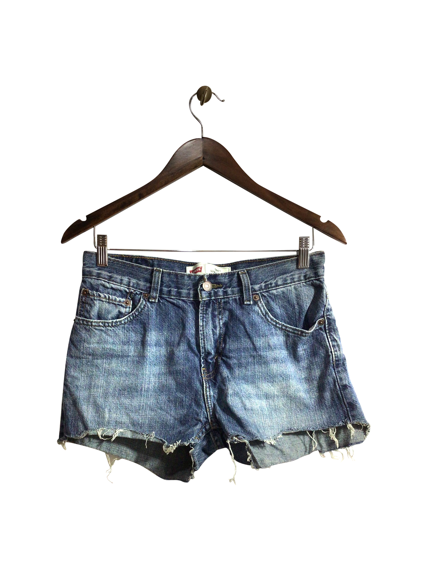 LEVI'S Women Denim Shorts Regular fit in Blue - Size 29x29 | 24 $ KOOP