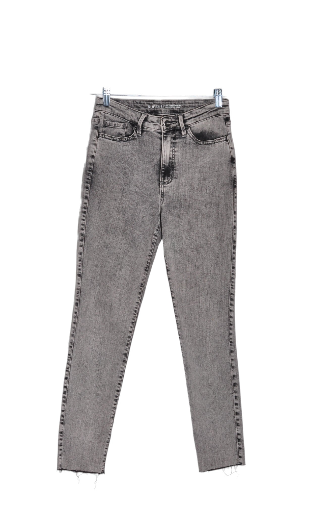 R JEANS Women Skinny Jeans Regular fit in Gray - Size 26 | 13.25 $ KOOP