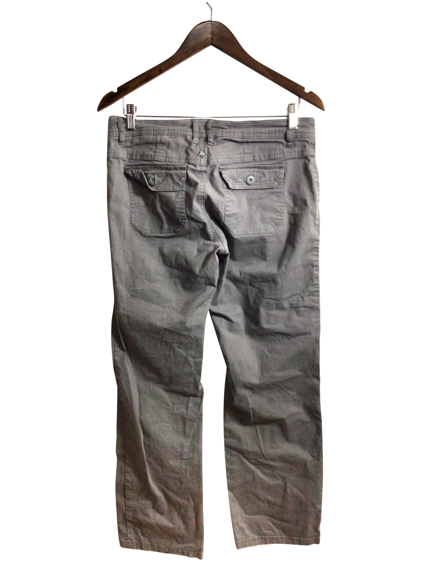 PRANA Women Straight-Legged Jeans Regular fit in Gray - Size 8 | 19.24 $ KOOP