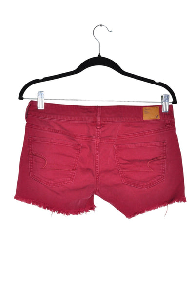 AMERICAN EAGLE Women Denim Shorts Regular fit in Red - Size 4 | 18.99 $ KOOP
