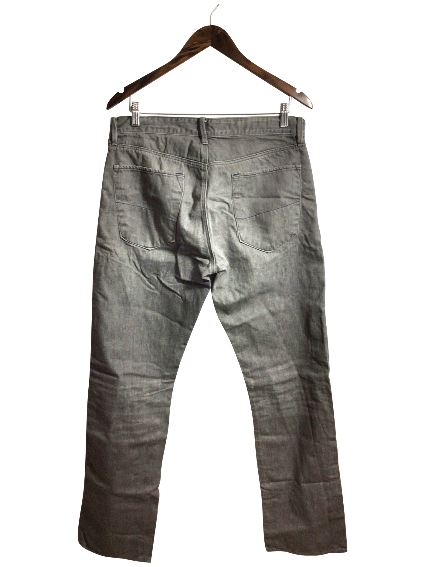 BANANA REPUBLIC Women Straight-Legged Jeans Regular fit in Gray - Size 33x32 | 23.4 $ KOOP