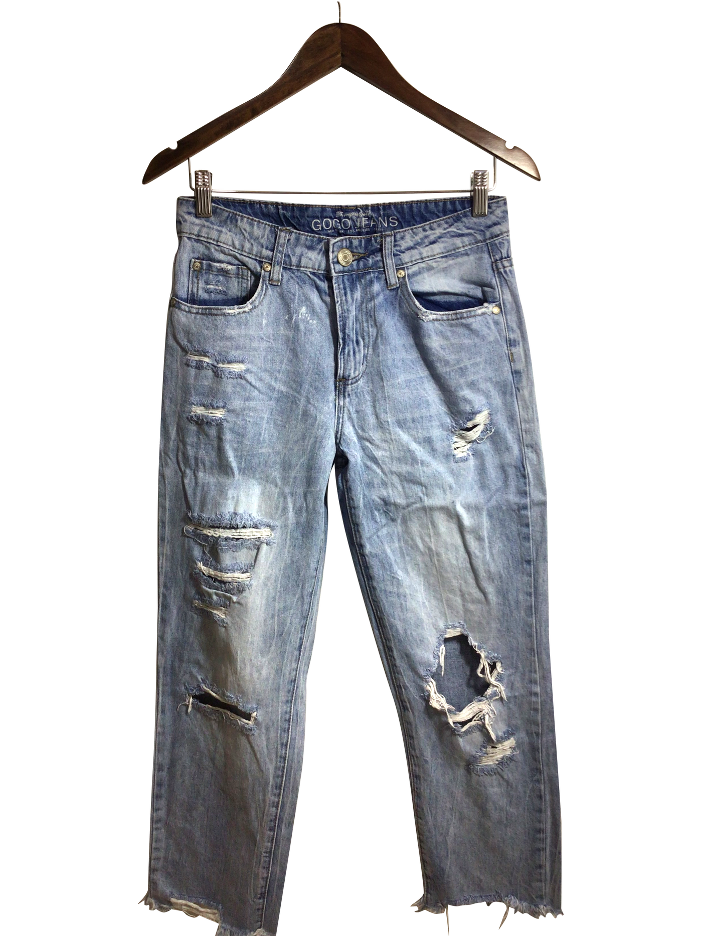 GOGO JEANS Women Straight-Legged Jeans Regular fit in Blue - Size 28 | 37.69 $ KOOP