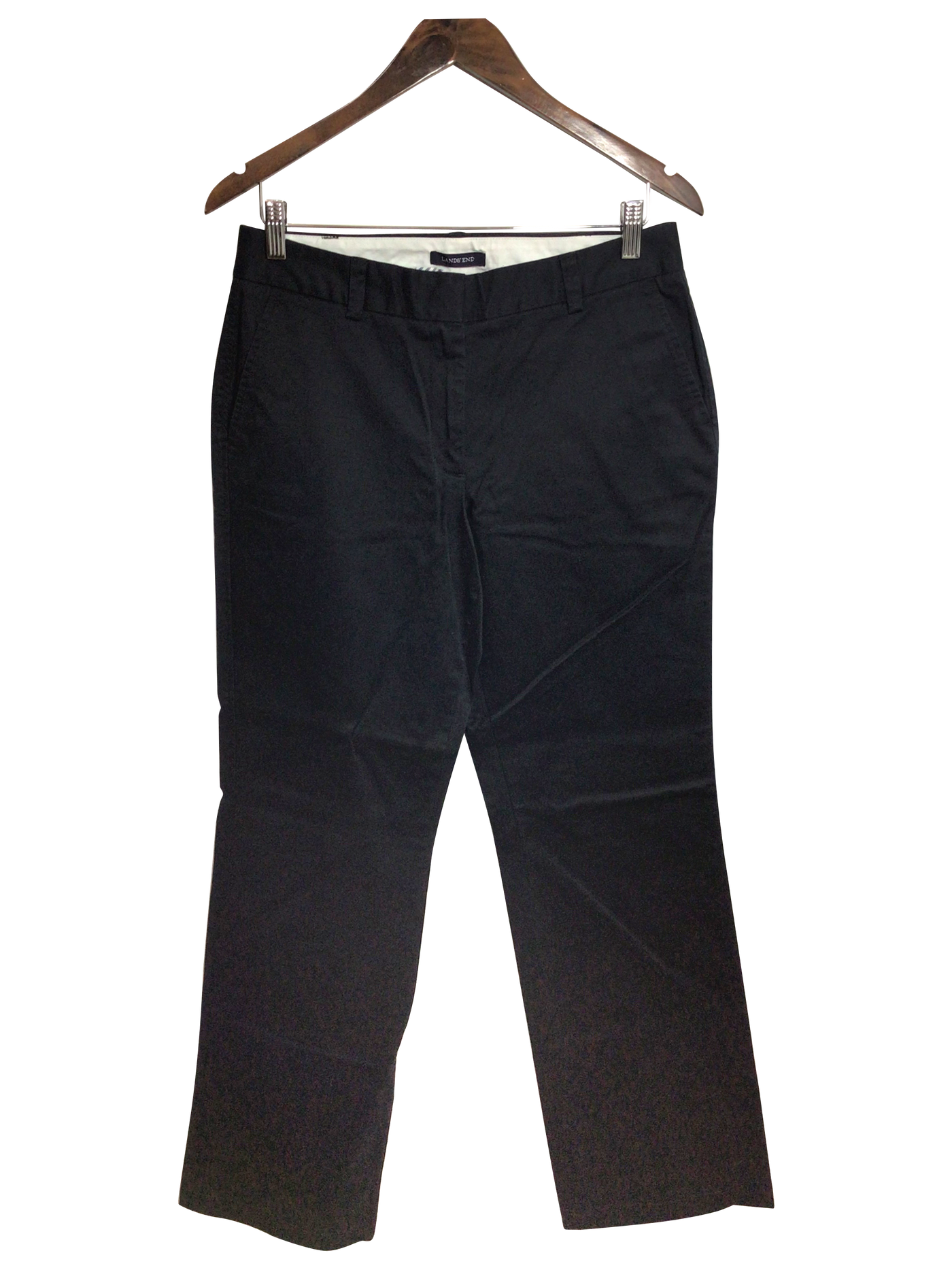 LAND'S END Women Work Pants Regular fit in Black - Size 6 | 12.34 $ KOOP