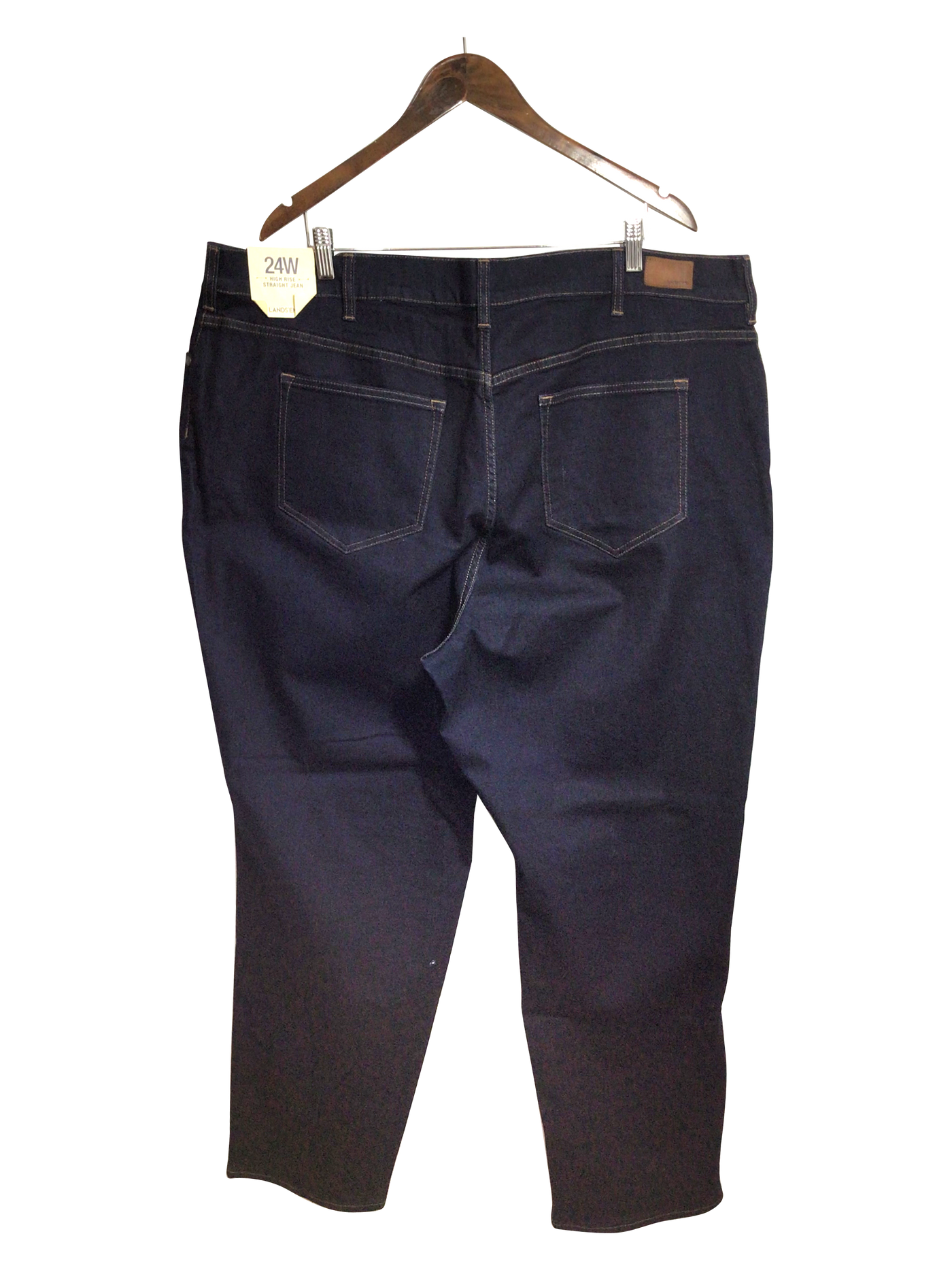 LAND'S END Women Straight-Legged Jeans Regular fit in Blue - Size 24 | 14.29 $ KOOP