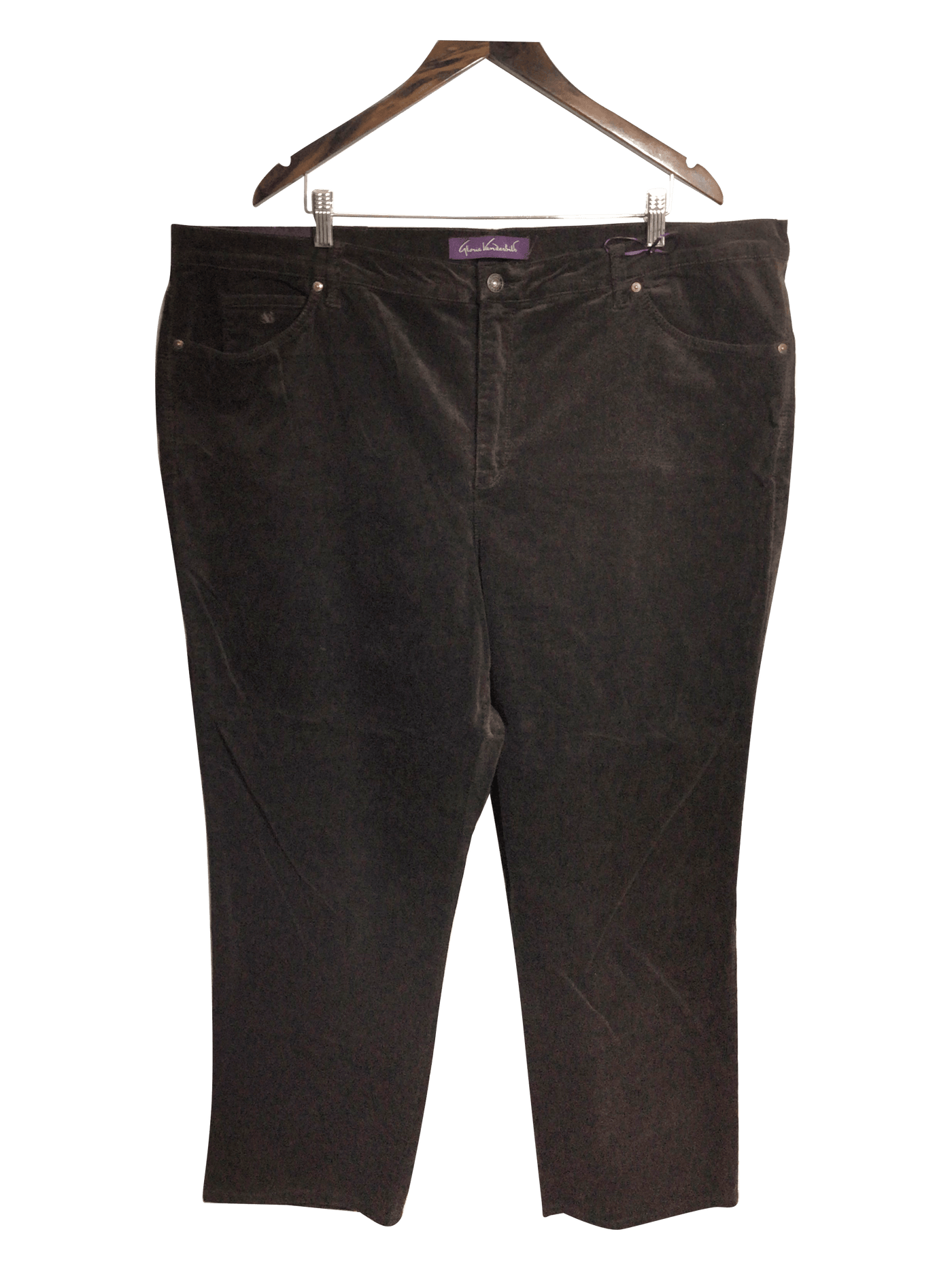 GLORIA VANDERBILT Women Corduroy Pants Regular fit in Brown - Size 26 | 16.24 $ KOOP