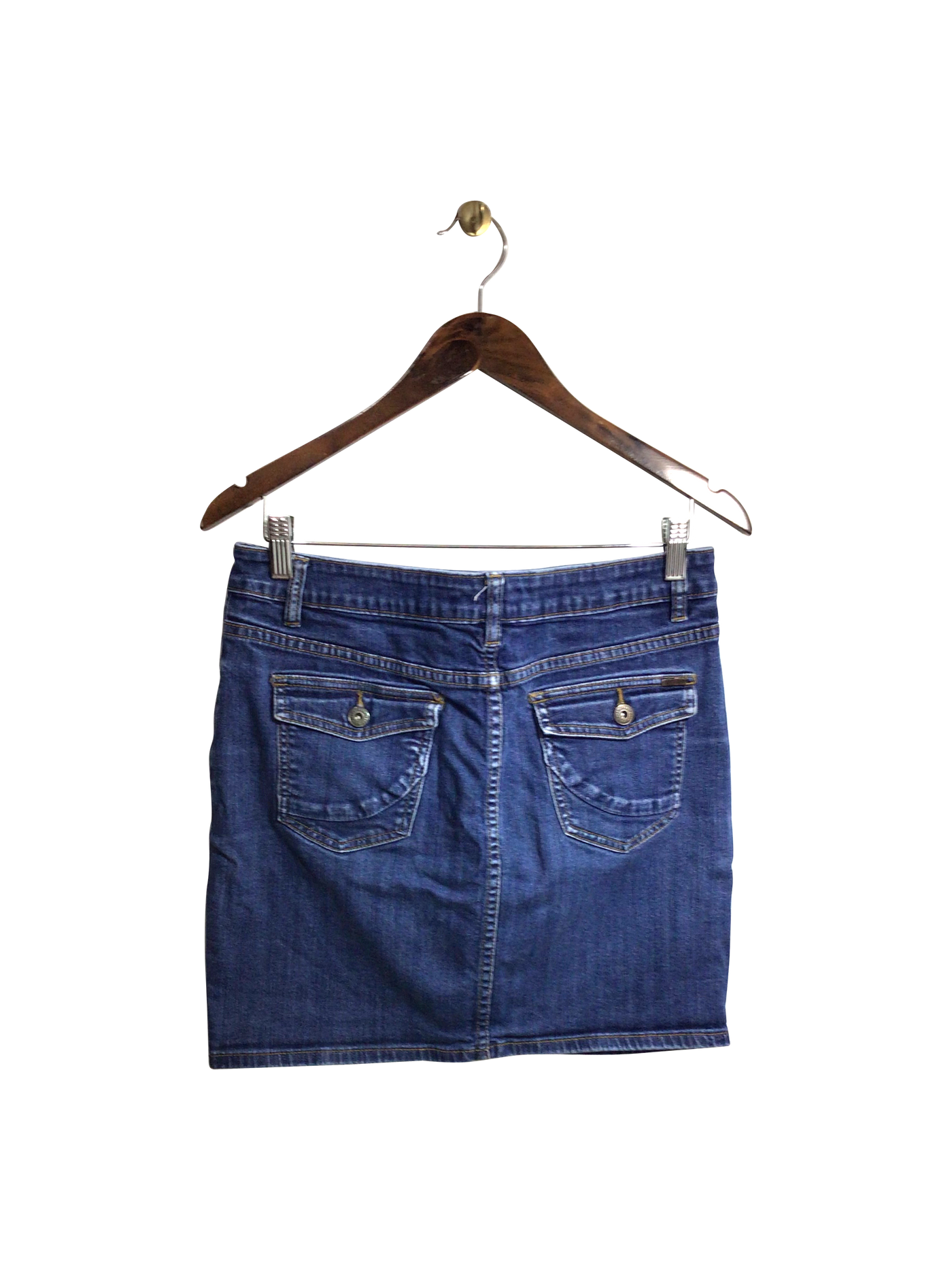 UNBRANDED Women Denim Skirts Regular fit in Blue - Size 12 | 9.99 $ KOOP