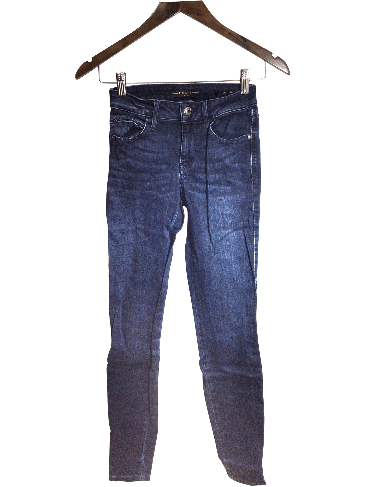 GUESS Women Straight-Legged Jeans Regular fit in Blue - Size 25 | 27.55 $ KOOP