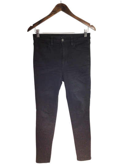 AMERICAN EAGLE Women Straight-Legged Jeans Regular fit in Black - Size 6 | 14.9 $ KOOP