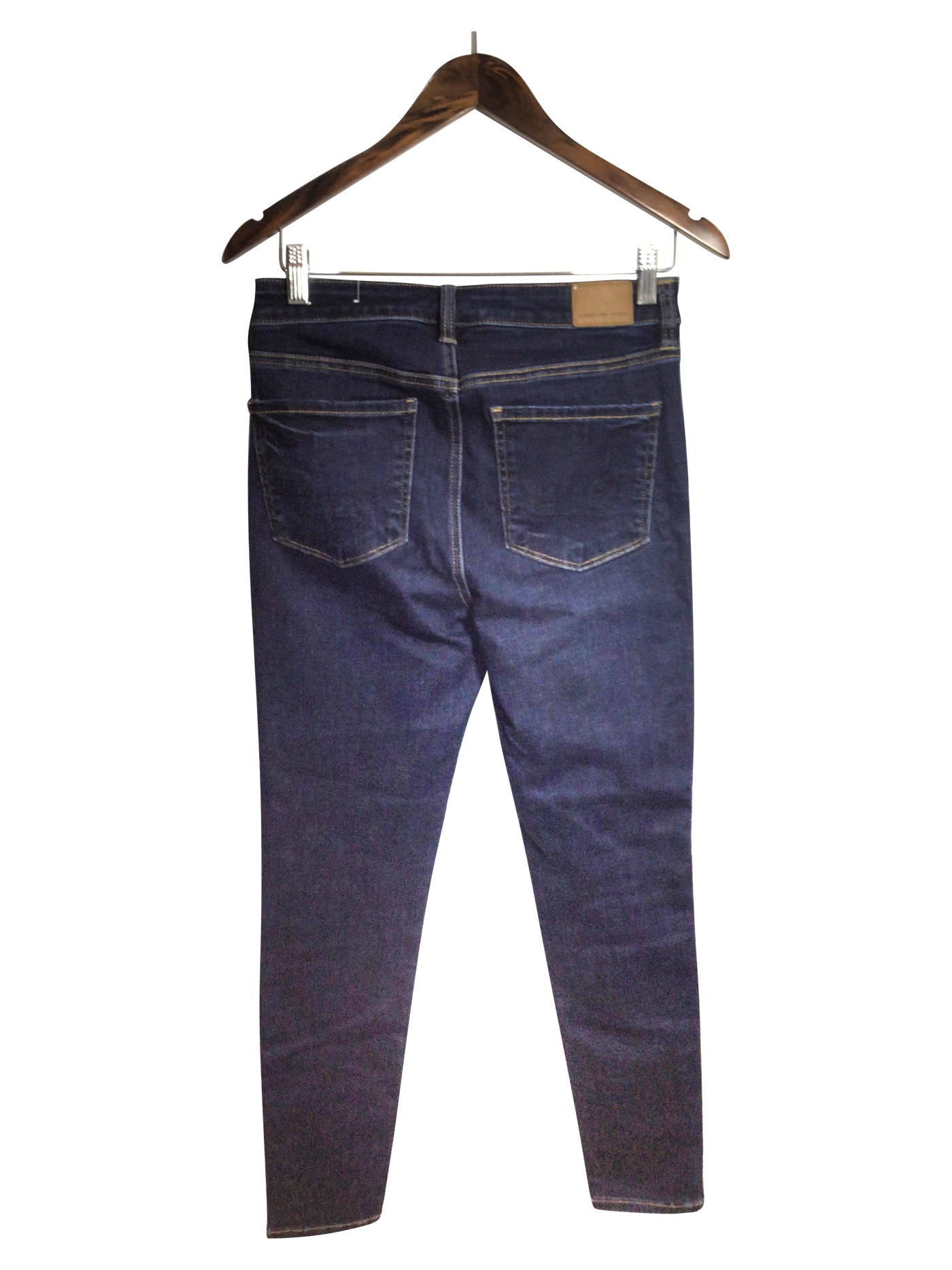 AMERICAN EAGLE Women Straight-Legged Jeans Regular fit in Blue - Size 6 | 14.9 $ KOOP