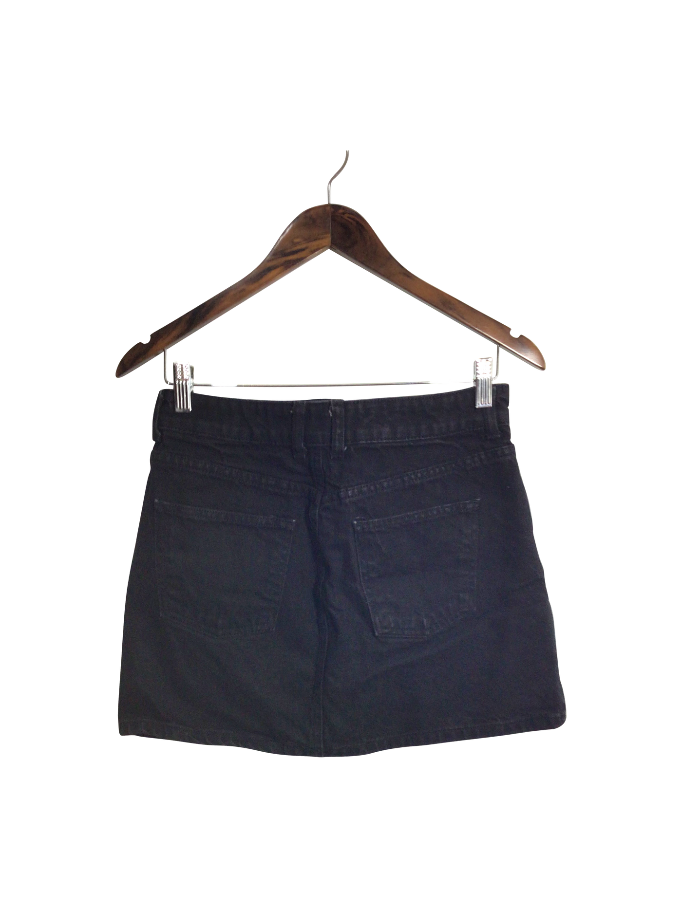 TOPSHOP Women Denim Skirts Regular fit in Black - Size 6 | 14.9 $ KOOP