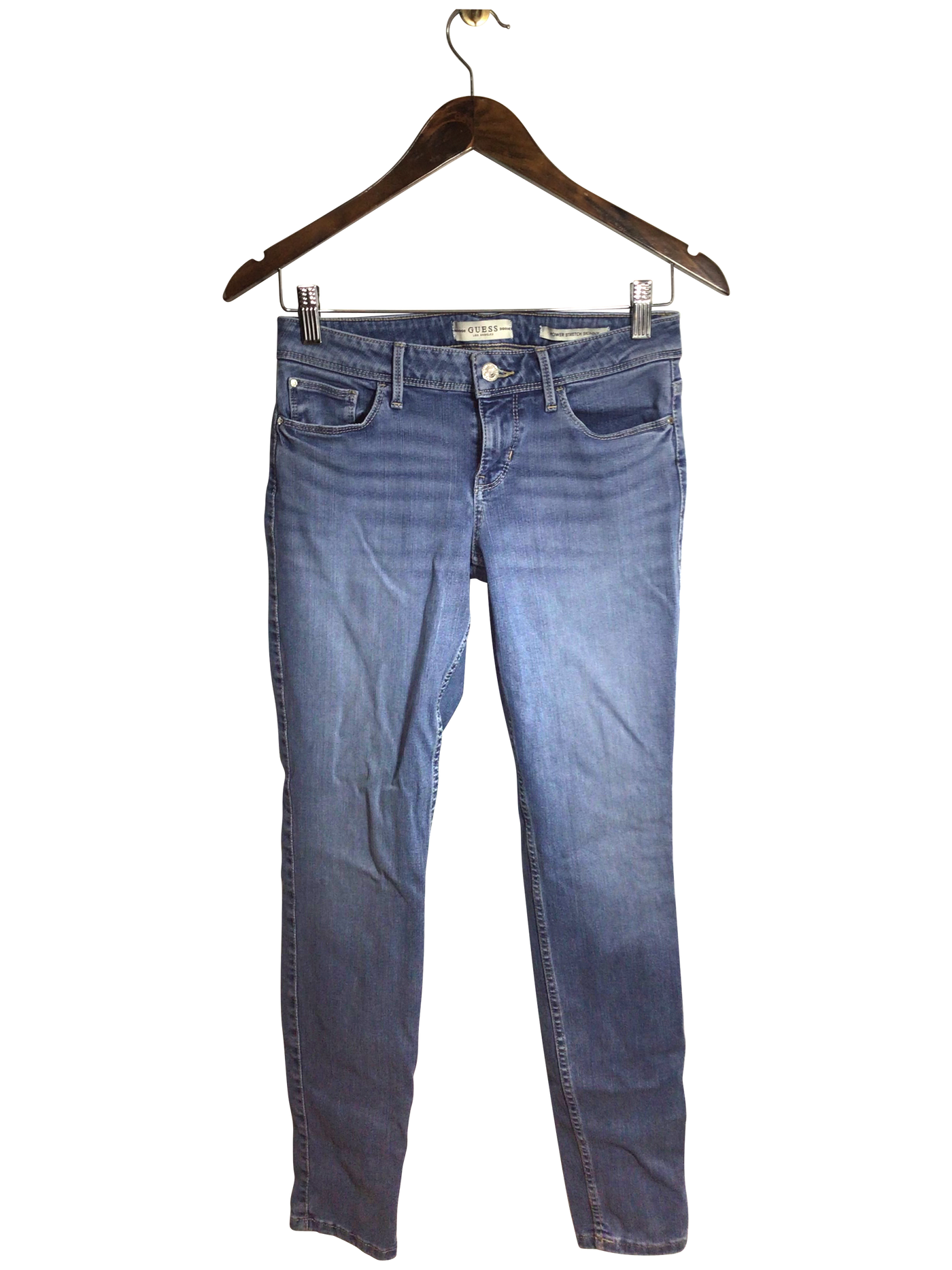 GUESS Women Straight-Legged Jeans Regular fit in Blue - Size 27 | 23.25 $ KOOP
