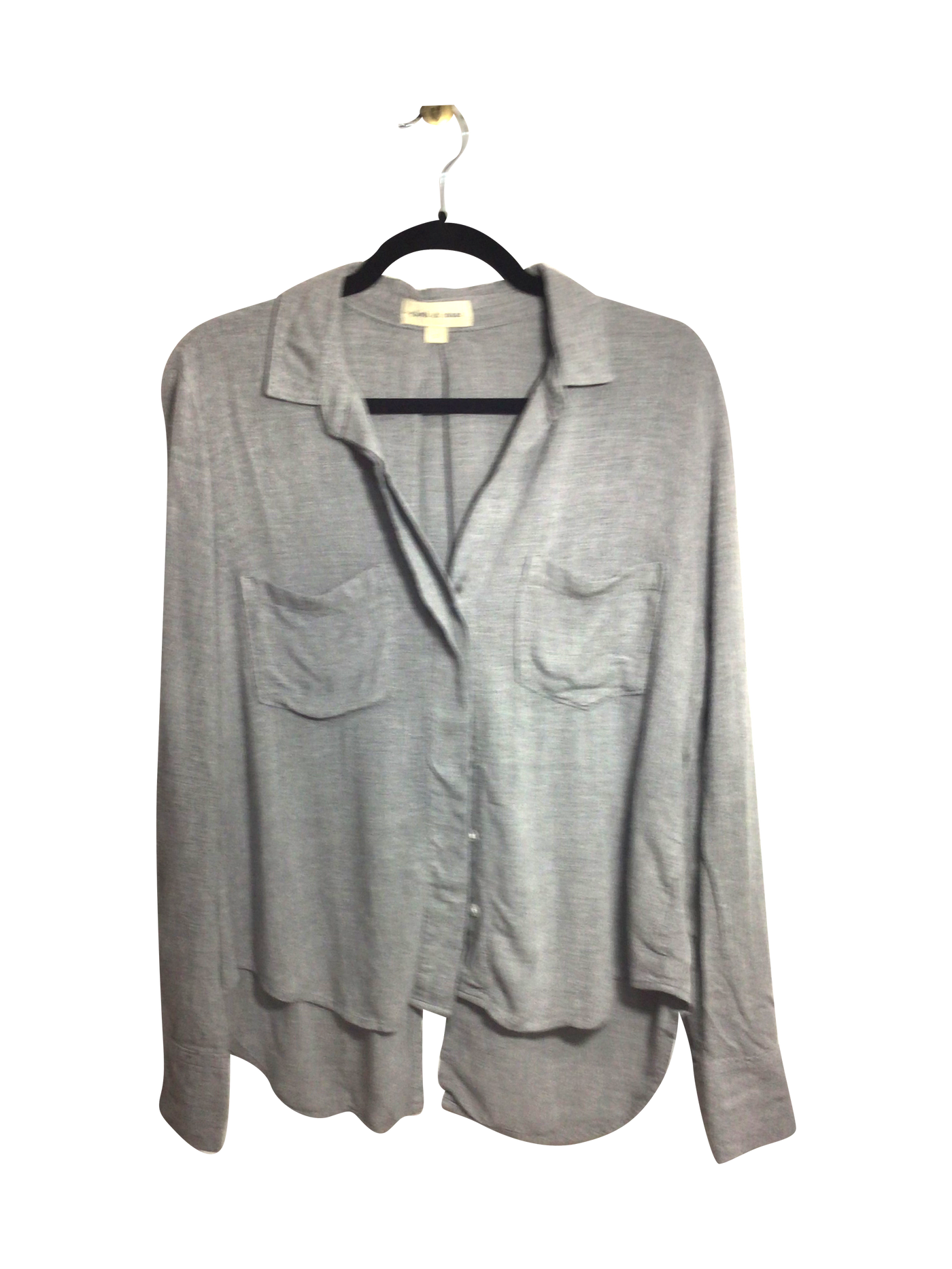 CLOTH & STONE Women Button Down Tops Regular fit in Gray - Size S | 24.59 $ KOOP