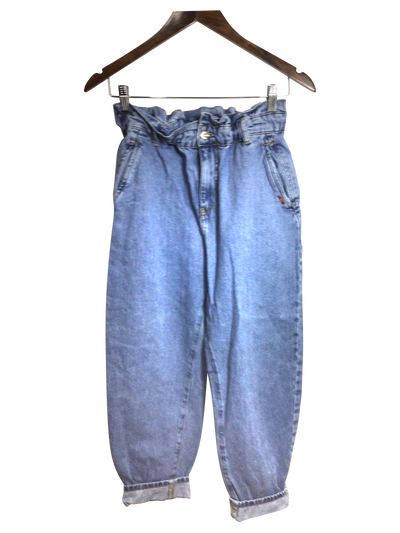 ZARA Women Straight-Legged Jeans Regular fit in Blue - Size 4 | 16 $ KOOP