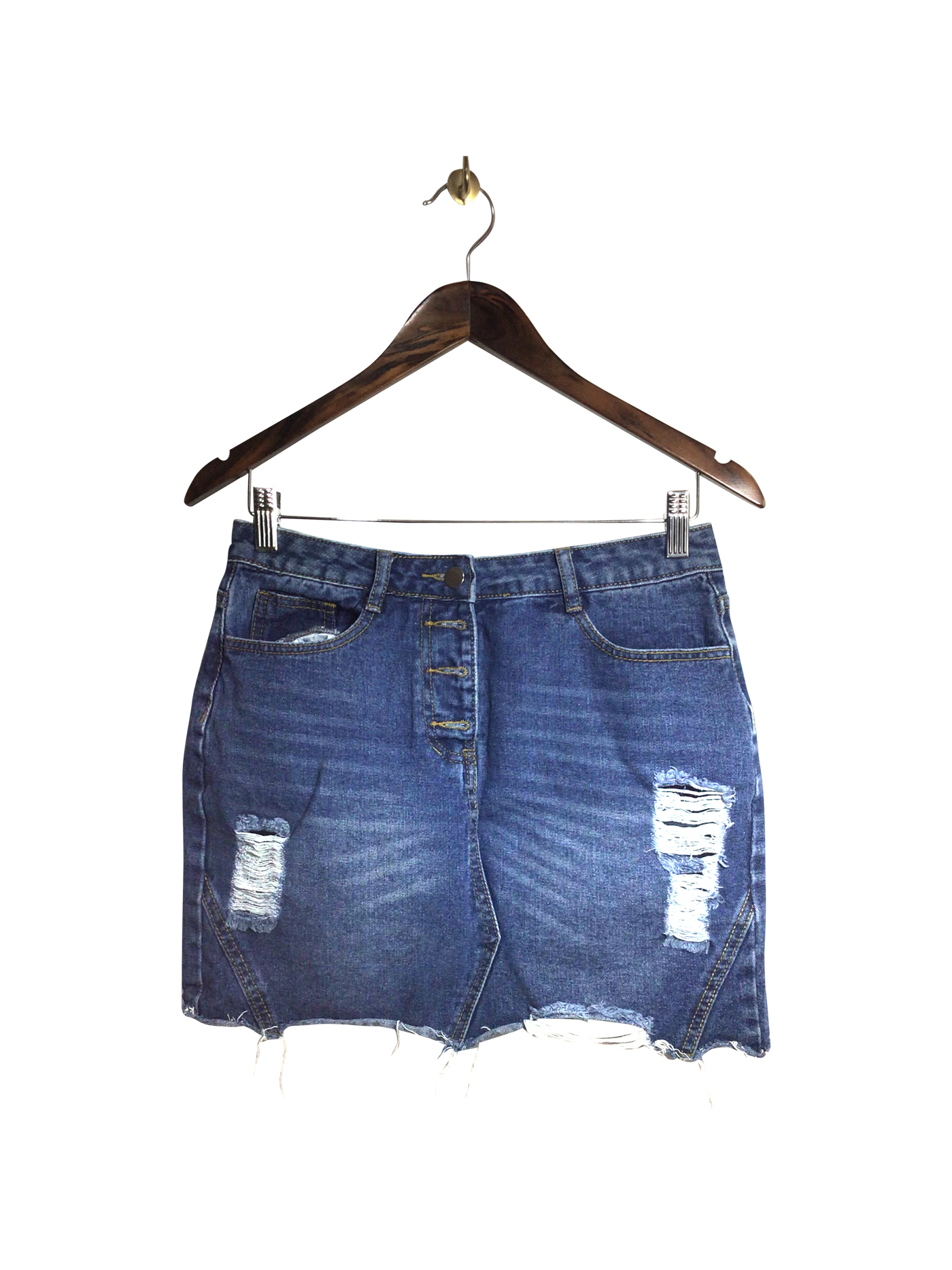 SHEIN Women Denim Skirts Regular fit in Blue - Size M | 10.99 $ KOOP