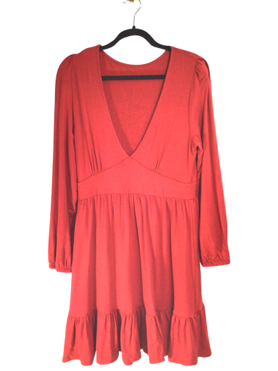 UNBRANDED Women Drop Waist Dresses Regular fit in Red - Size L | 12.99 $ KOOP