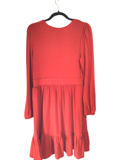 UNBRANDED Women Drop Waist Dresses Regular fit in Red - Size L | 12.99 $ KOOP
