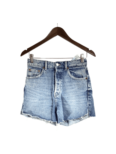 ZARA Women Denim Shorts Regular fit in Blue - Size 4 | 14.2 $ KOOP