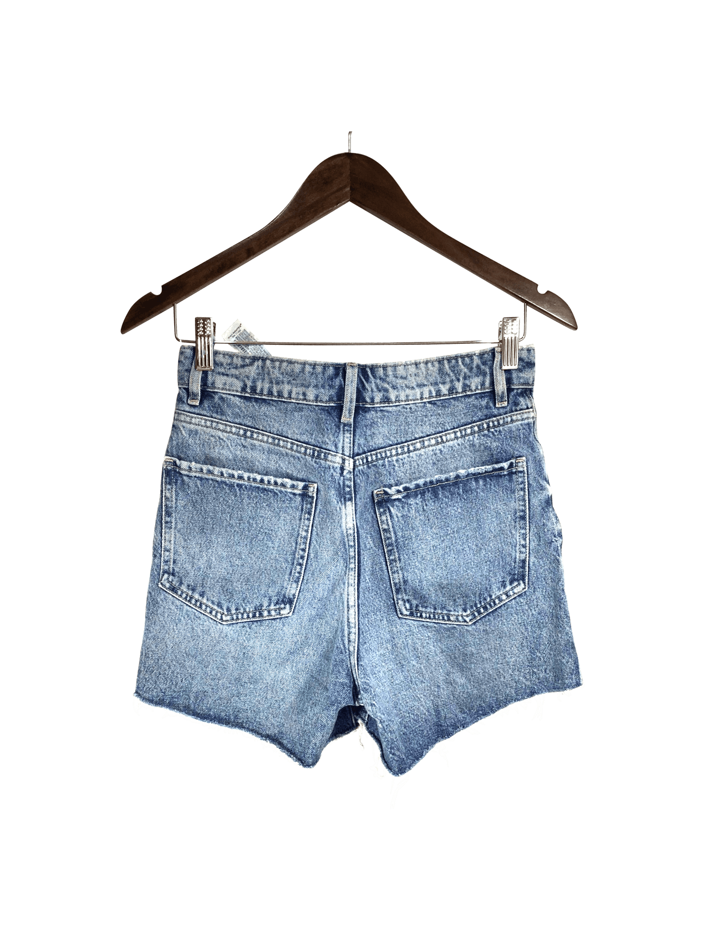 ZARA Women Denim Shorts Regular fit in Blue - Size 4 | 14.2 $ KOOP