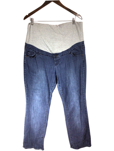 THYME MATERNITY Women Straight-Legged Jeans Regular fit in Blue - Size XXL | 15 $ KOOP