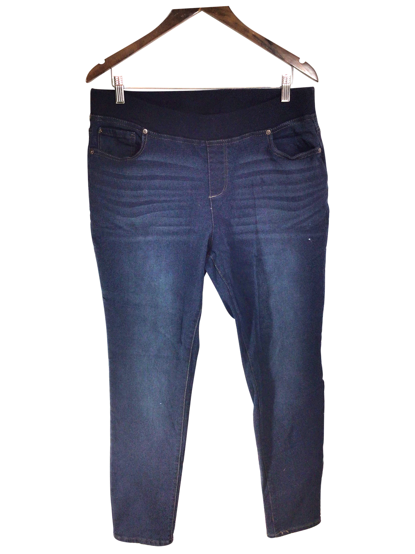 TERRA SKY Women Straight-Legged Jeans Regular fit in Blue - Size 14 | 9.99 $ KOOP