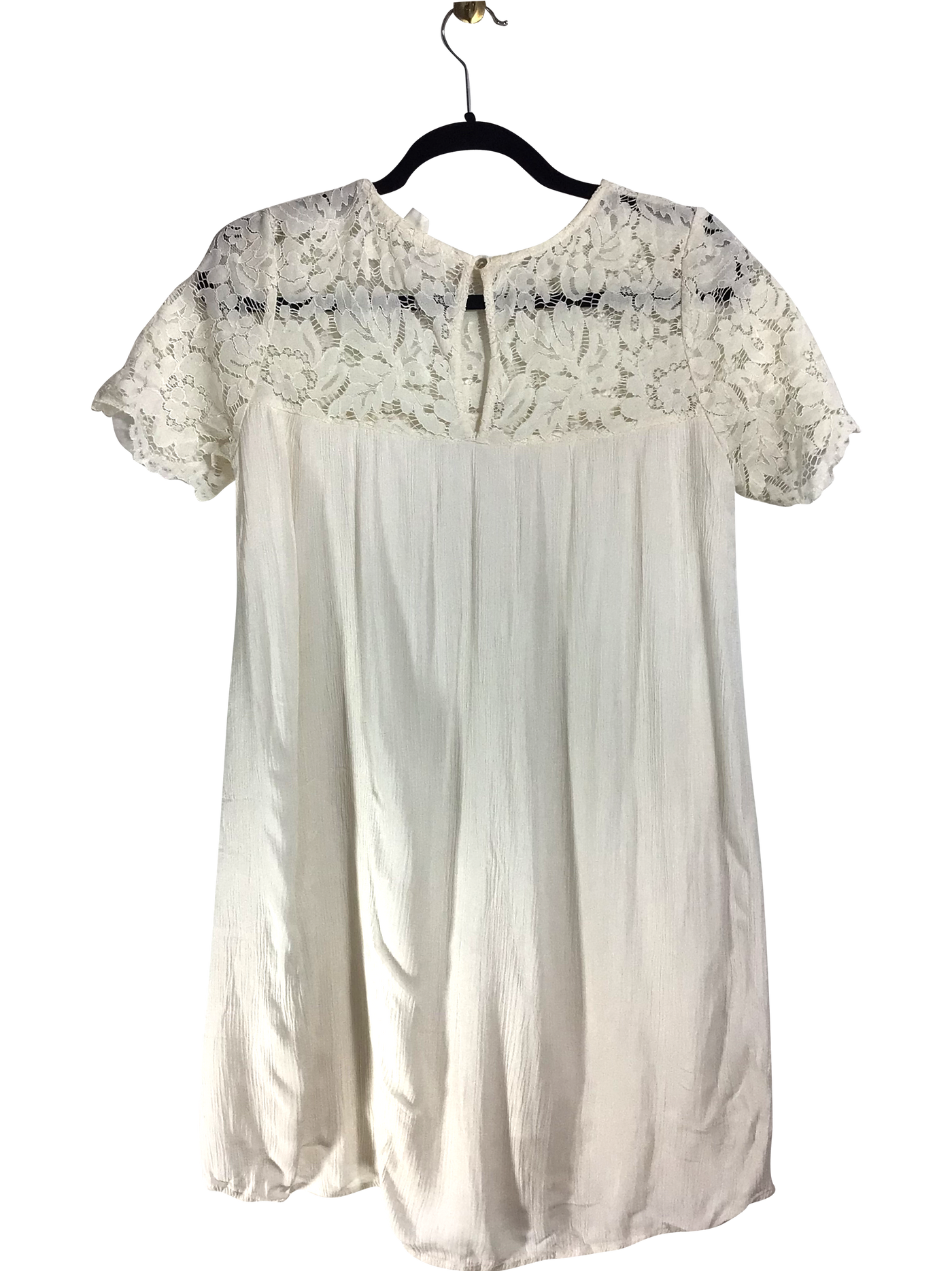H&M Women Midi Dresses Regular fit in White - Size 4 | 11.99 $ KOOP